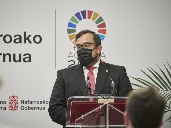 Archivo - El vicepresidente primero del Gobierno de Navarra, Javier Remírez.