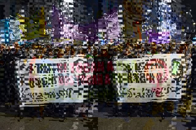 Manifestación de las Kellys en Barcelona