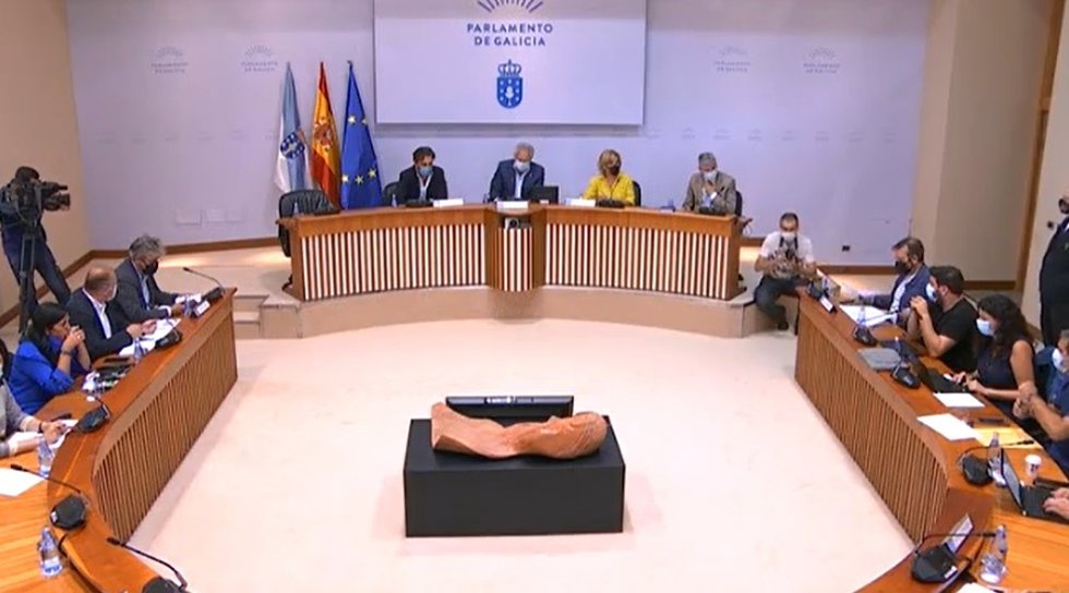 Reunión de la diputación permanente del Parlamento