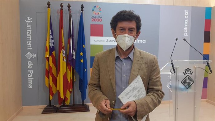 Archivo - El portavoz del Ayuntamiento de Palma, Alberto Jarabo.