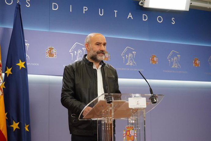 Archivo - El diputado del BNG en el Congreso, Néstor Rego