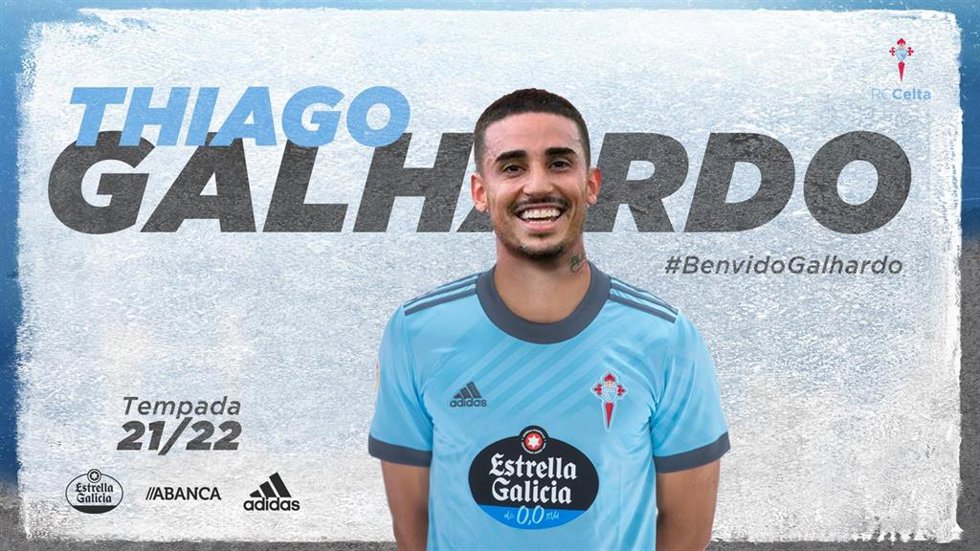 Archivo - Bienvenida del Celta de Vigo al delantero brasileño Thiago Galhardo, cedido por el Internacional de Porto Alegre