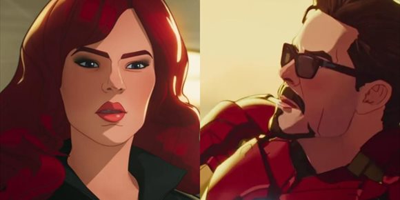 6. What if 1x03: ¿Quién sustituye a Scarlett Johansson y Robert Downey Jr. como Iron Man y Viuda Negra?