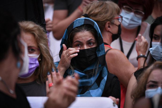 Concentración en Valncia en solidaridad con las mujeres afgnas