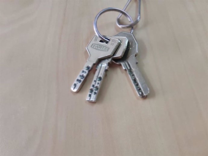 Archivo - Las llaves de una vivienda.