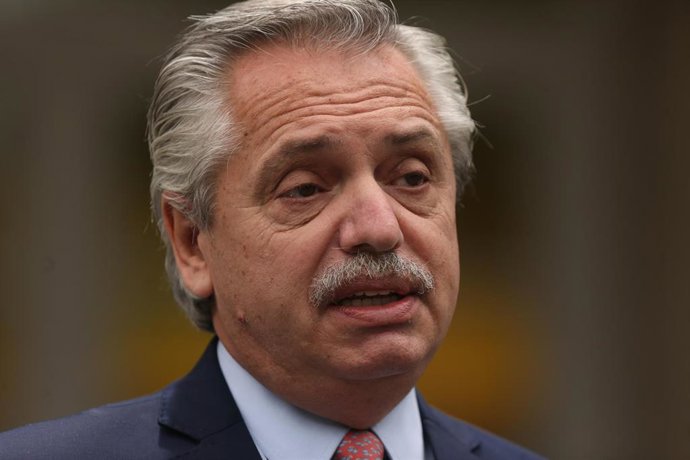 Archivo - El presidente de Argentina, Alberto Fernández