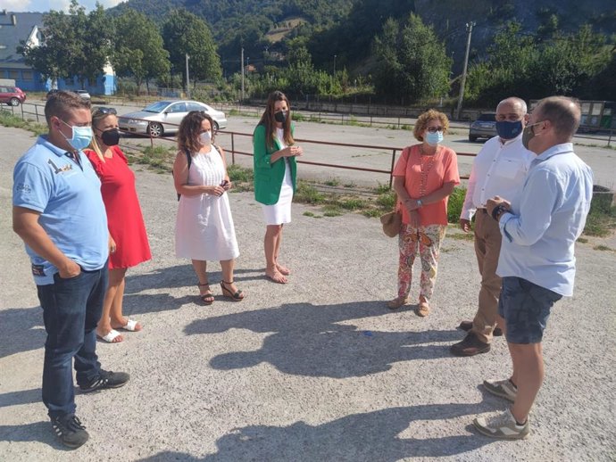 Representantes del PP en Aller