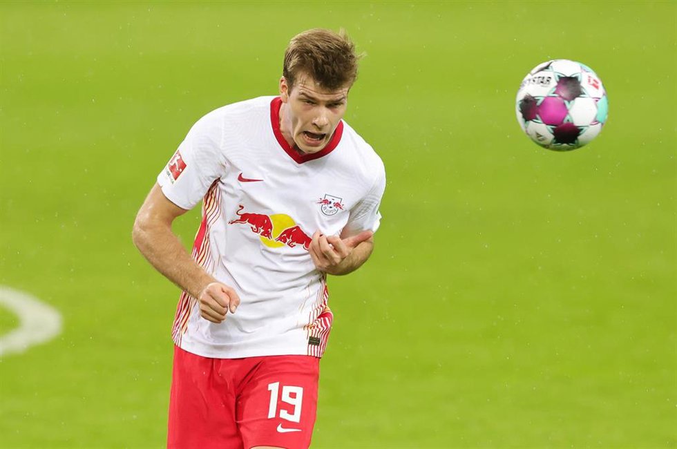 Archivo - Alexander Sorloth, en un partido con el RB Leipzig