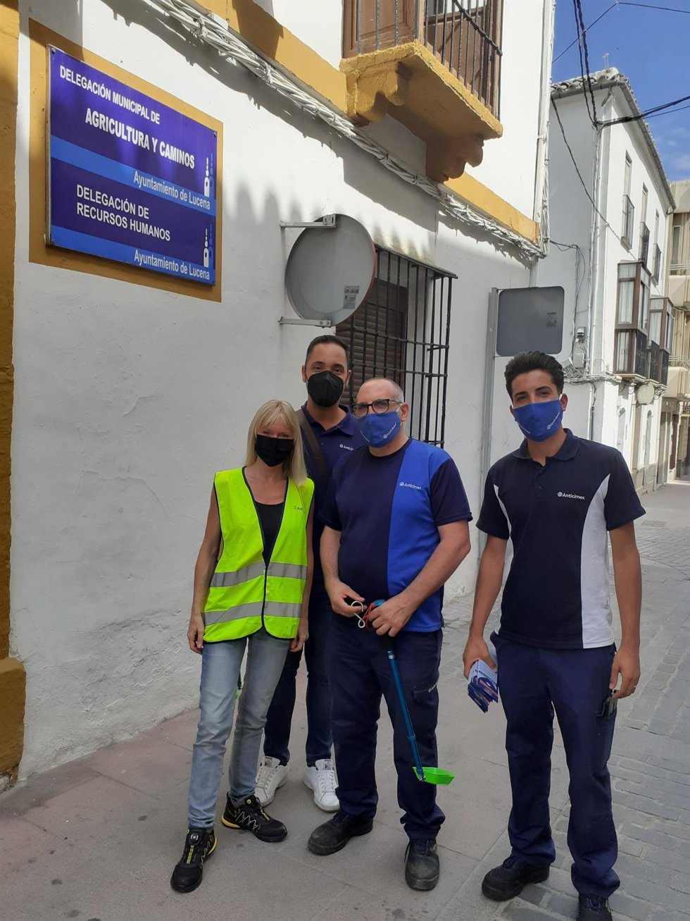 Imagen del equipo técnico para actuar ante los mosquitos transmisores del virus del Nilo.
