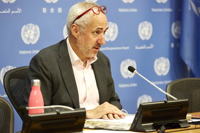 El portavoz del secretario general de la ONU, Stephane Dujarric