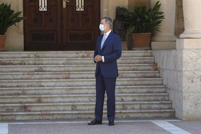 El Rey Felipe VI en el Palacio de Marivent