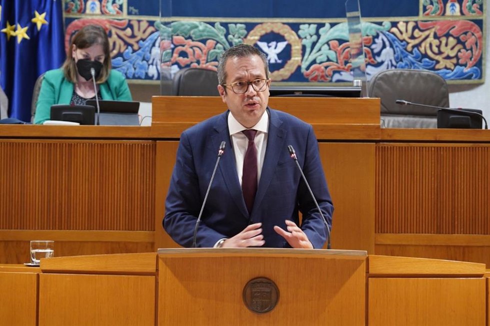 El diputado de Ciudadanos en las Cortes de Aragón, Carlos Ortas.