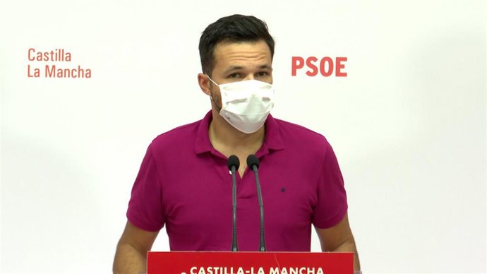El diputado del PSOE Miguel Zamora en rueda de prensa