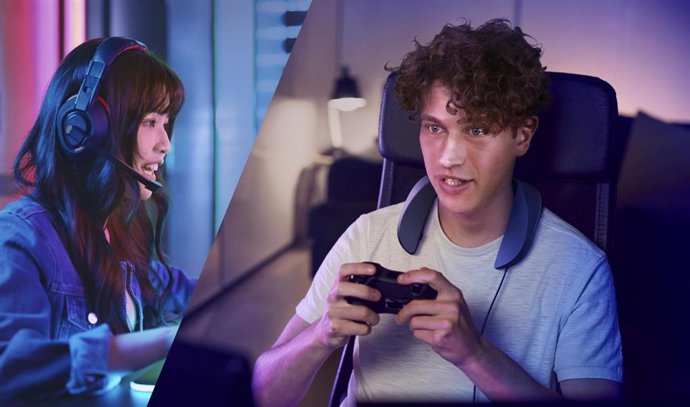 El altavoz wearable para videojuegos Panasonic GN01