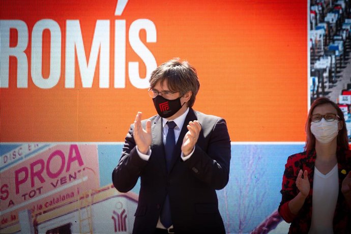 Archivo - El expresidente de la Generalitat y líder de Junts, Carles Puigdemont. 