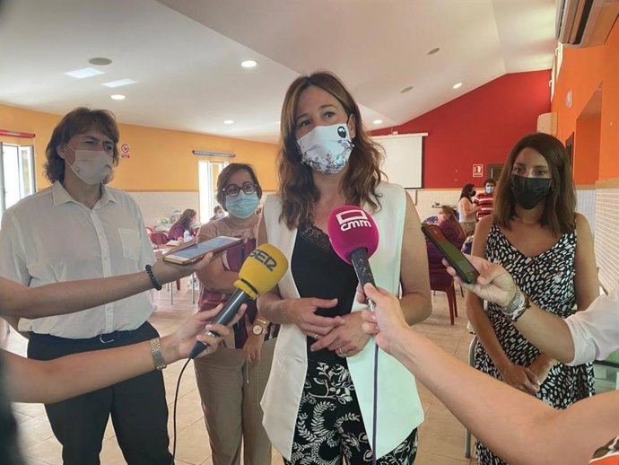 La consejera portavoz Blanca Fernández