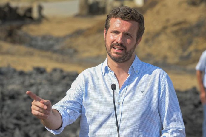 El presidente del Partido Popular, Pablo Casado
