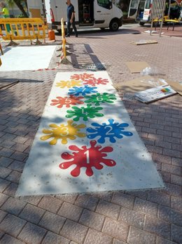 Nuevos juegos infantiles en la plaza Alexander Fleming