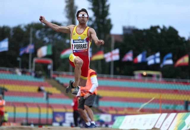 Archivo - Xavi Porras durante el Europeo de Atletismo de 2018 en Berlín