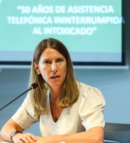 Archivo - La directora general para el Servicio Público de la Justicia, Concepción López-Yuste Padial, interviene en la inauguración de la Jornada Conmemorativa '50 Aniversario del Servicio de Información Toxicológica (SIT)