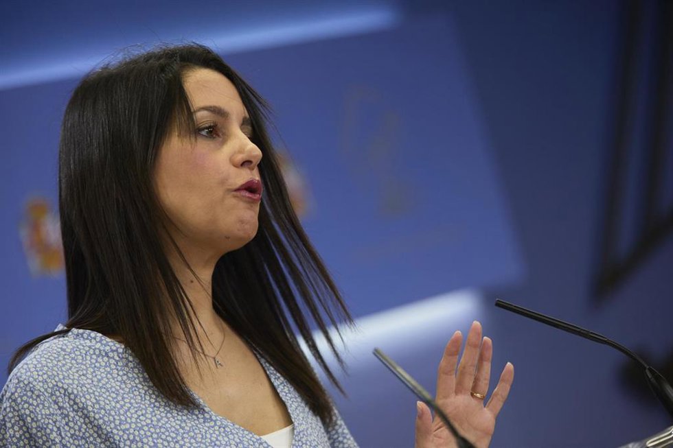 La presidenta de Ciudadanos, Inés Arrimadas.