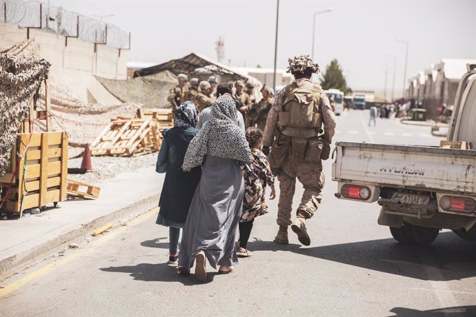 Militares estadounidenses en Kabul
