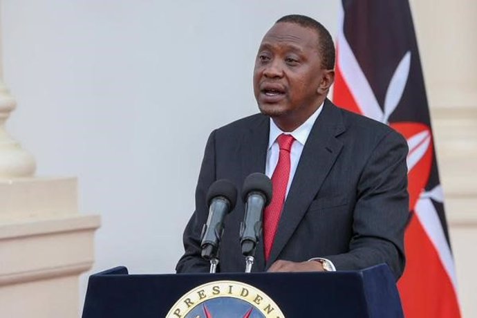 Archivo - Presidente de Kenia,  Uhuru Kenyatta