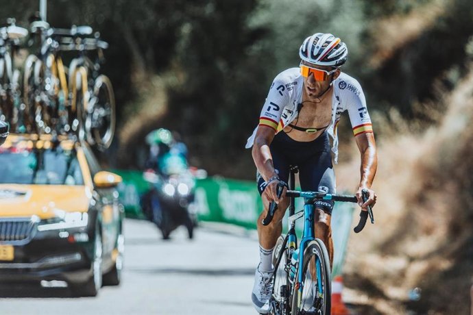 El ciclista español Omar Fraile (Astana) en La Vuelta 2021