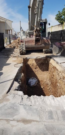 Obras en el saneamiento