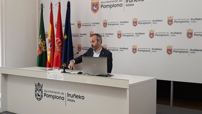 Archivo - El concejal en Pamplona Fermín Alonso.