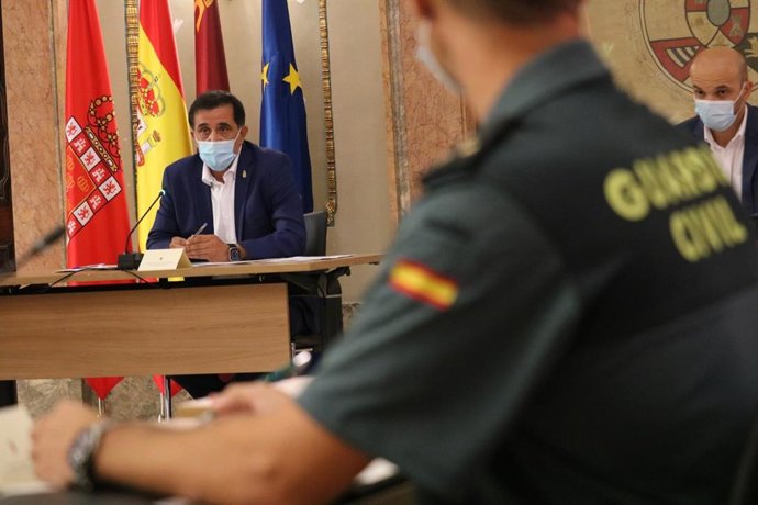 Junta de Seguridad en el Ayuntamiento de Murcia