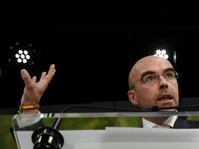 Archivo - El vicepresidente Primero de Acción Política y eurodiputado de VOX, Jorge Buxadé 