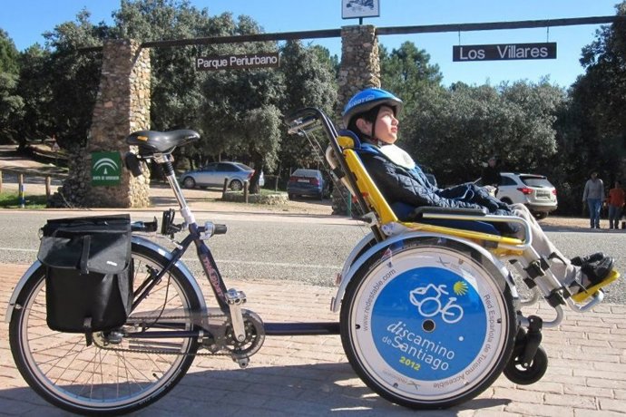 Imagen de una parte del recorrido del DisCamino de Santiago