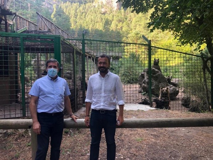 El consejero de Desarrollo Sostenible, José Luis Escudero, en el parque El Hosquillo