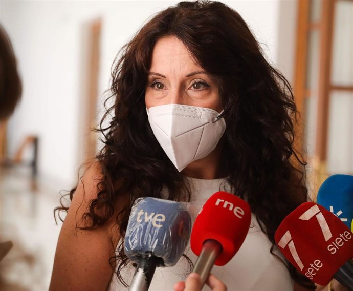 La consejera de Igualdad, Políticas Sociales y Conciliación, Rocío Ruiz. 