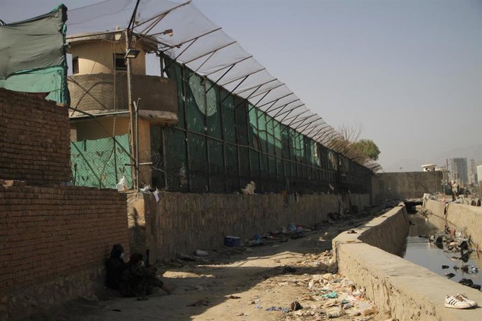 Inmediaciones del aeropuerto de Kabul tras el atentado