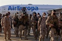 Dos aviones A400M procedentes de Dubái con miembros de las FFAA adelantan su llegada este sábado a Zaragoza