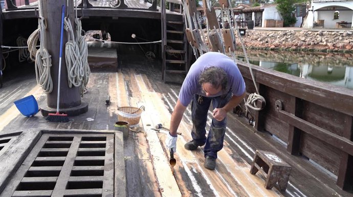 Trabajos de mejora en una de las naves