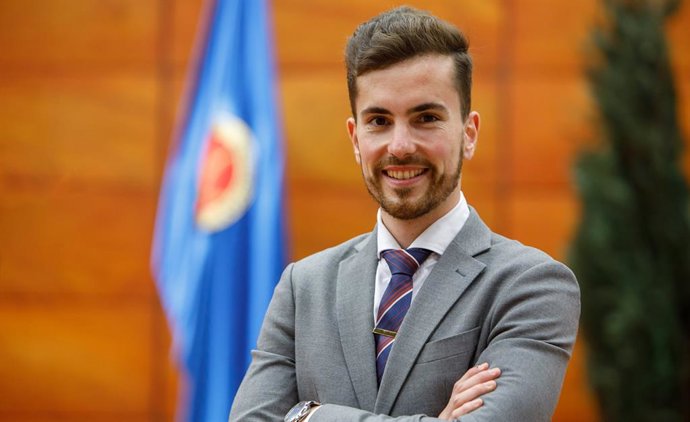 Archivo - El egresado y premio extraordinario de la UPNA David Garciandía Igal realizará su tesis doctoral en Derecho en la Universidad de Oxford.