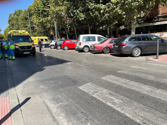 Paso de peatones donde se ha producido el atropello