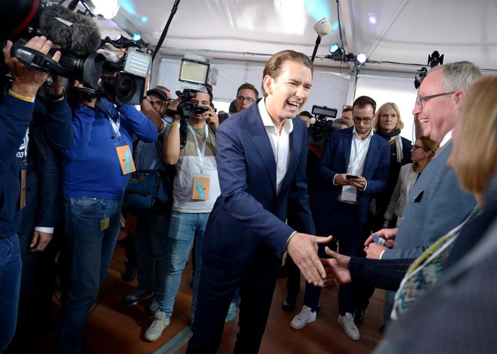 El canciller de Austria, Sebastian Kurz