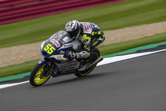 El piloto italiano Romano Fenati en el GP de Gran Bretaña