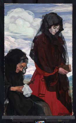 Archivo - Lienzo de Ignacio de Zuloaga del conjunto devocional para el Santuario de Arrate