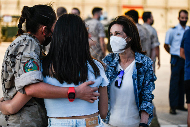 La ministra de Defensa, Margarita Robles