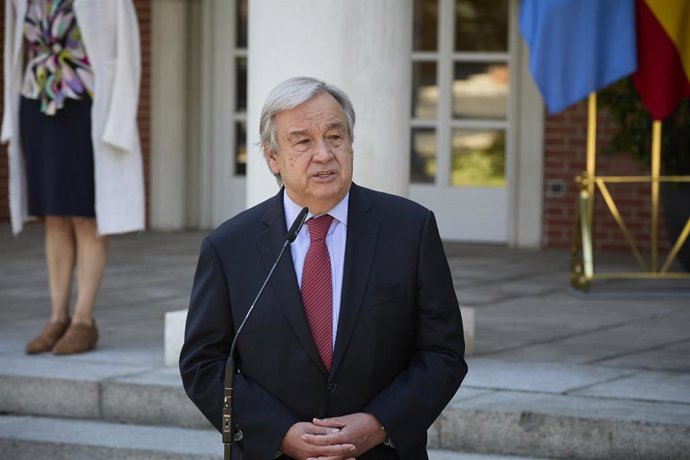 Archivo - El secretario general de Naciones Unidas, António Guterres