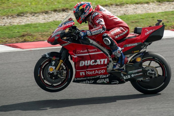 Archivo - El piloto italiano Andrea Dovizioso, en su etapa con Ducati