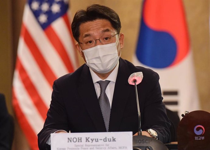 Archivo - El enviado especial surcoreano para las conversaciones nucleares con Corea del Norte, Noh Kyu Duk