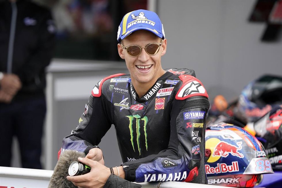 Fabio Quartararo en el Gran Premio de Gran Bretaña