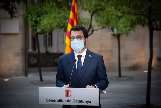 El president de la Generalitat, Pere Aragonès. Foto de archivo.