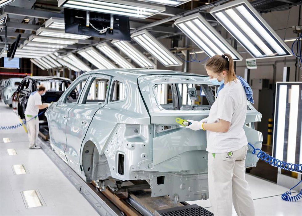 Imagen de la planta de Skoda en Mladá Boleslav, República Checa.